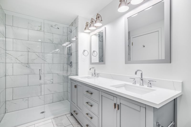 Bright Master Bathroom